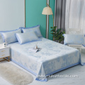 Yarn-dyed printed 100% bamboo bedding sheet 3pcs